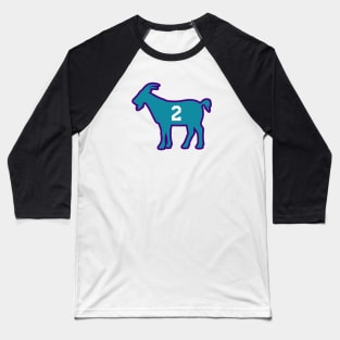 CHA GOAT - 2 - Purple Baseball T-Shirt